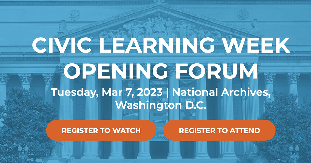 Opening Forum | Civic Learning Week