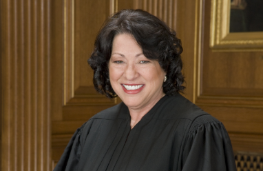 US Supreme Court Justice Sonia Sotomayor