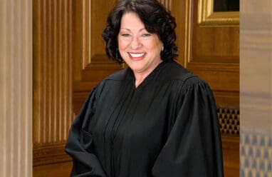 US Supreme Court Justice Sonia Sotomayor