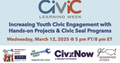 Increasing Youth Civic Engagement with Hands-on Projects & Civic Seal Programs